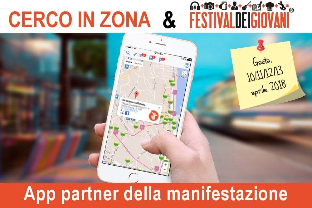 Gaeta – Cerco in zona – App partner del Festival dei Giovani 2018 –