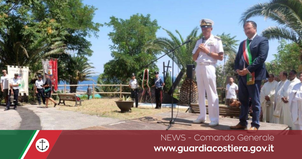 Il Comandante Generale della Guardia Costiera partecipa alla commemorazione del 75° anniversario dell’affondamento del Piroscafo Santa Lucia