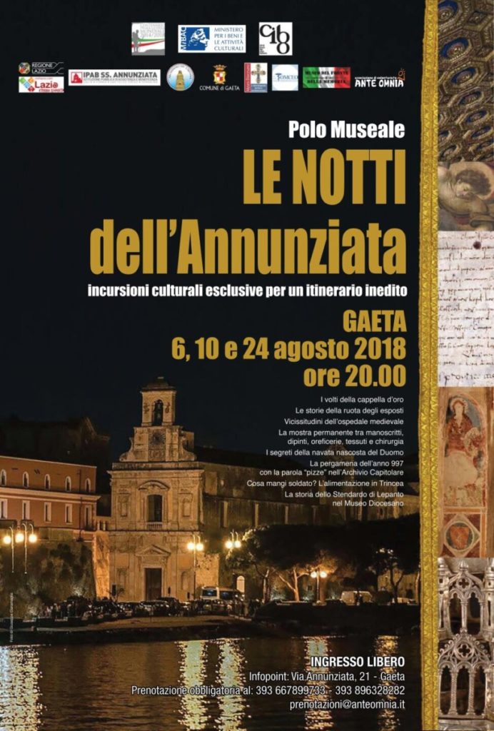 Gaeta Le notti dell’Annunziata Escursioni ed Incursioni nei Musei