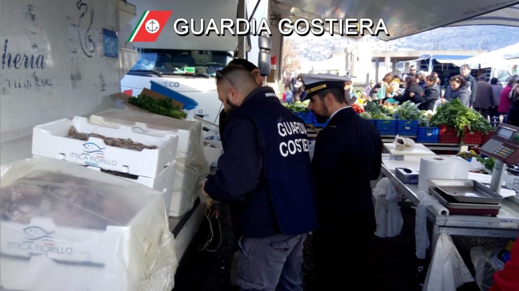 Filiera della pesca sequestri e denunce della Guardia Costiera