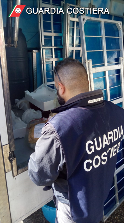 2 Filiera della pesca sequestri e denunce della Guardia Costiera